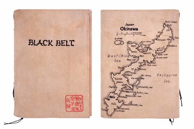 Подарок ручной работы из натуральной кожи | Карта Окинавы