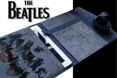 Подарок ручной работы из натуральной кожи | The Beatles