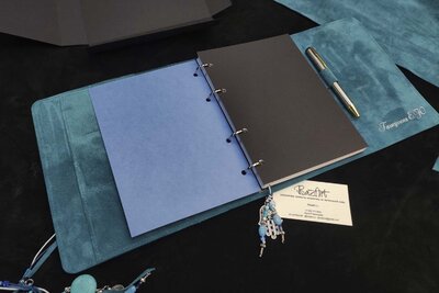 Подарок ручной работы из натуральной кожи | Бирюза 2