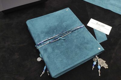 Подарок ручной работы из натуральной кожи | Бирюза 2