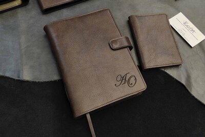 Подарок ручной работы из натуральной кожи | Ежедневник NEO