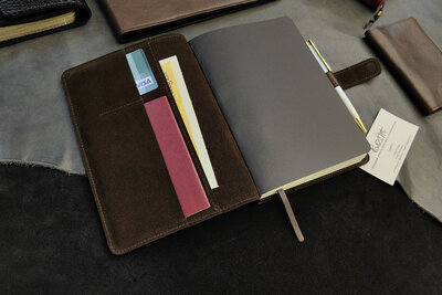 Подарок ручной работы из натуральной кожи | Ежедневник NEO