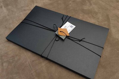 Подарок ручной работы из натуральной кожи | Плейсмат, сервировочная салфетка