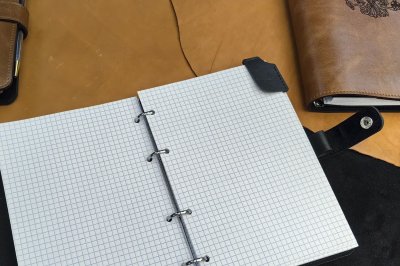 Подарок ручной работы из натуральной кожи | Закладка для блокнота